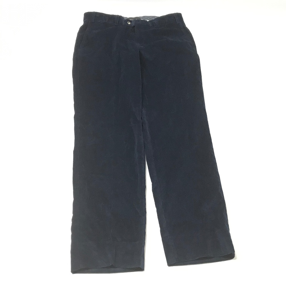 Hiltl Men's Pants Cotton Blend Straight Flat Front